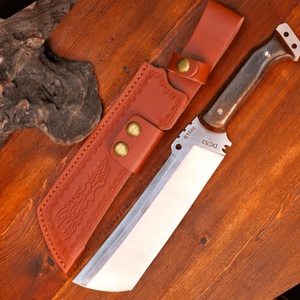 Couteaux tactiques portables personnalisables de haute qualité OEM en acier inoxydable Damas pliables avec manche en bois, garantie 1 an - Product Image 3