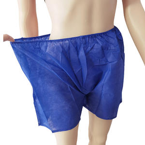 Prix d'usine, sous-vêtements pour hommes en PP non tissé <span class=keywords><strong>jetable</strong></span> bleu, fabriqués à la machine, boxers, sous-vêtements sous vide pour sauna, massage, salon - Product Image 3