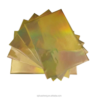 A4 Feuille Hologramme Auto-Adhésif Imprimante Transfert De Chaleur Brillant Feuille D'argent Toner Réactif PET Matériel Type Générique