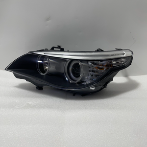 Conjunto de Faros Halógenos para Serie 5 <span class=keywords><strong>E60</strong></span> E61 H7 LCI 520i-550i 2008-2010 OE 63127177727/63127177728 Ojos de Ángel - Product Image 1