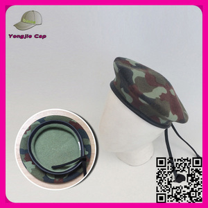 หมวกเบเร่ต์ขนสัตว์คุณภาพสูงสำหรับผู้ชายแบบขายส่งและสั่งทำได้ - Product Image 5