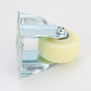 Fixed <b>Caster</b> 2 Inch Zinc Alloy Plate Mount PP <b>Wheel</b> Industrial Furniture <b>Casters</b> Durable Plain Bearing - Product Image 2