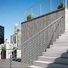 Rampe de bar au design moderne avec poteaux ronds ou carrés pour <span class=keywords><strong>escalier</strong></span> et zone d'accueil d'appartement contemporain - Product Image 2