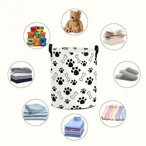 Custom Size Fabric <b>Foldable</b> <b>Laundry</b> Hamper Collapsible Storage <b>Basket</b> Lightweight Organizer Factory - Product Image 2