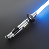 Sable de Luz Ezra V3 Hero Saber Ahsoka Luke Skywalker de Alta Calidad con Flash RGB Pixel y Cambio Infinito de Color para Juguetes Coleccionables