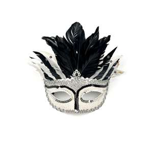 Festa di carnevale sfilate soffice <span class=keywords><strong>maschera</strong></span> di piume Mardi Gras Queen Mask sfilata <span class=keywords><strong>maschera</strong></span> di paillettes in pelle di piume <span class=keywords><strong>maschera</strong></span> facciale - Product Image 5