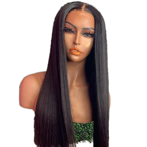 Peluca de Cabello Humano Virgen con Frente de Encaje Transparente HD Real de 13x6, Tamaño Pequeño, Garantiza un Partido sin Restricciones y Transiciones Naturales - Product Image 1