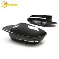 Coques de rétroviseurs latéraux aspect fibre de carbone sèche LHD pour BMW M3 G20 G30 G42, amélioration look G80, accessoires extérieurs pour rétroviseurs de voiture