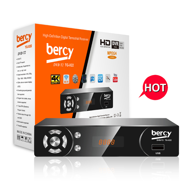 BERCY TG-X22 New Atmos Decoder Pcb Dvb s2 H.265/hevc Sunplus 2507l Set Top Box Satellite Receiver Switch Receiver Transmitter