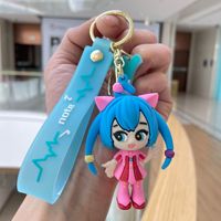 Peluche personnalisée Hatsune Miku de dessin animé japonais, broche décorative, animal en peluche pour machine à attraper