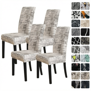 ORIGINAL Stretch Chair <b>Slipcovers</b> Elastic 100% Polyester Machine Washable Universal Fit Home Banquet Wedding Chairs - Product Image 1