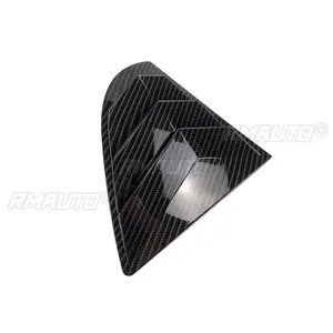 Car <b>Window</b> Shutter for 2008-2018 Mitsubishi Lancer EX X EVO Rear Side Vent Louver <b>Cover</b> Trim Auto Parts Carbon Fiber Style - Product Image 4