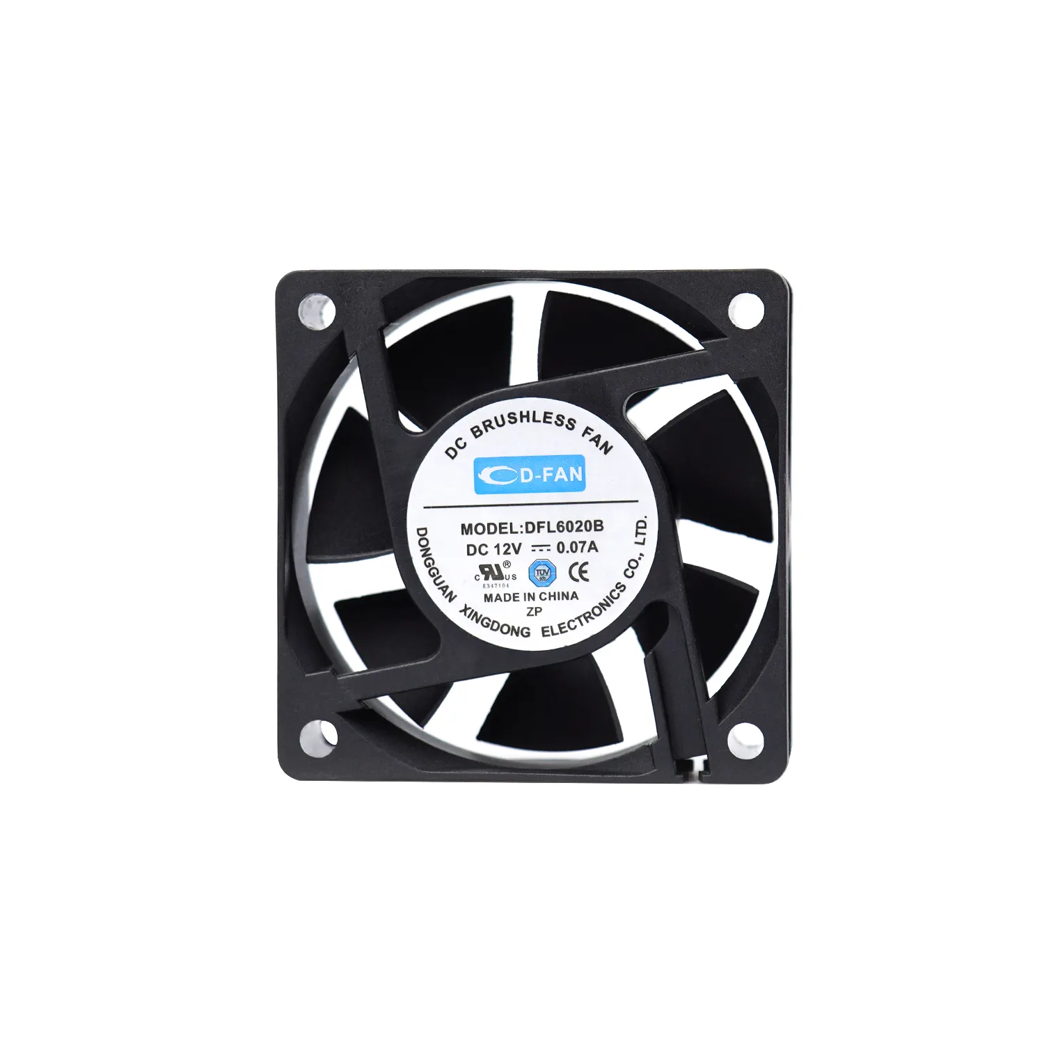 60x60x20 mini dc brushless cooling fan 4000RPM 12v 24v 60mm axial flow exhaust fan
