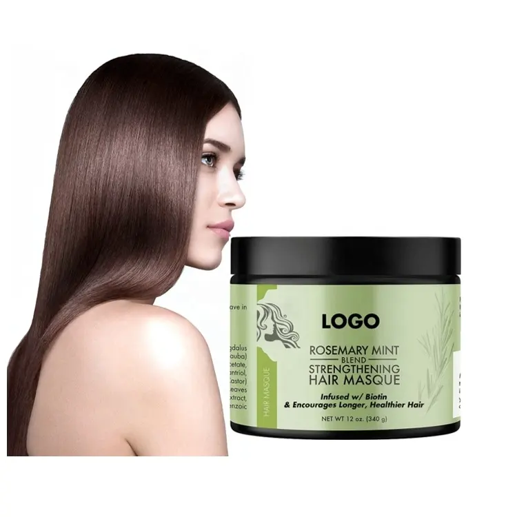 Private Label nuovi prodotti naturale pianta profondamente nutriente biotina rosmarino menta Garnier maschera per capelli