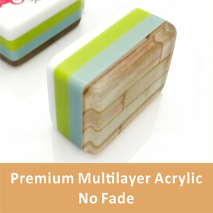 Stock in AmericanI-<b>Mahjong</b> Modern Foldable 4-Layer Acrylic <b>Mahjong</b> Game <b>Set</b> Luxury 160 Card Pattern with Manufacturer New - Product Image 4