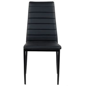Free Sample Modern Metal Legs High Back Restaurant <b>Dinning</b> <b>Chairs</b> PU Leather Dining Room <b>Chair</b> - Product Image 4