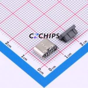 YTC-TC6ST-568 USB Connector SMD Connector ( Connector Type: Type-C )( Gender: Female )( Mounting Type: Vertical Mount ) - Product Image 2