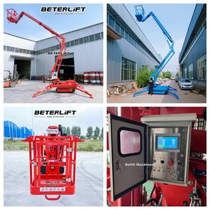 סוללה מופעל מנוע בנזין דיזל עצמית דחף העכביש זחל 20 מ '22m 24m מסלול חשמלי - Product Image 2