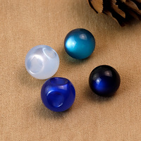 Produsen 10 11MM kancing plastik Resin gesper gaya kerah mutiara Cheongsam Hanfu Cina