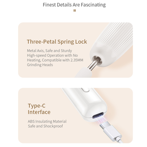 Cinco tipos <span class=keywords><strong>de</strong></span> <span class=keywords><strong>limas</strong></span> portátiles Nueva manicura eléctrica modos múltiples pulido recortador <span class=keywords><strong>de</strong></span> <span class=keywords><strong>uñas</strong></span> y pulidor - Product Image 3
