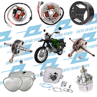 Amortisseur arrière pour moto Simson S50 S51 S70 (avec silentbloc pour œillets de 10 mm et 8 mm)