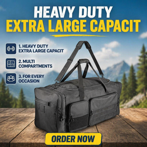 Bolsa <span class=keywords><strong>de</strong></span> Deporte Extra Grande <span class=keywords><strong>y</strong></span> Resistente <span class=keywords><strong>de</strong></span> 130L para Gimnasio <span class=keywords><strong>y</strong></span> Viajes con Correa <span class=keywords><strong>de</strong></span> Hombro Ajustable - Product Image 1