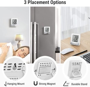 Tp49 kỹ thuật số ẩm kế trong nhà độ ẩm mét Mini ẩm kế Nhiệt kế với nhiệt độ và độ ẩm Màn hình phòng Nhiệt kế - Product Image 5