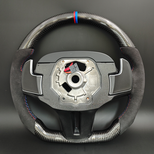 Volant de direction en fibre de carbone, modèle sport, chauffant, pour G11 G12 G20 G30 M2 G87 M3 G80 M4 G82 M5 F90 - Product Image 3
