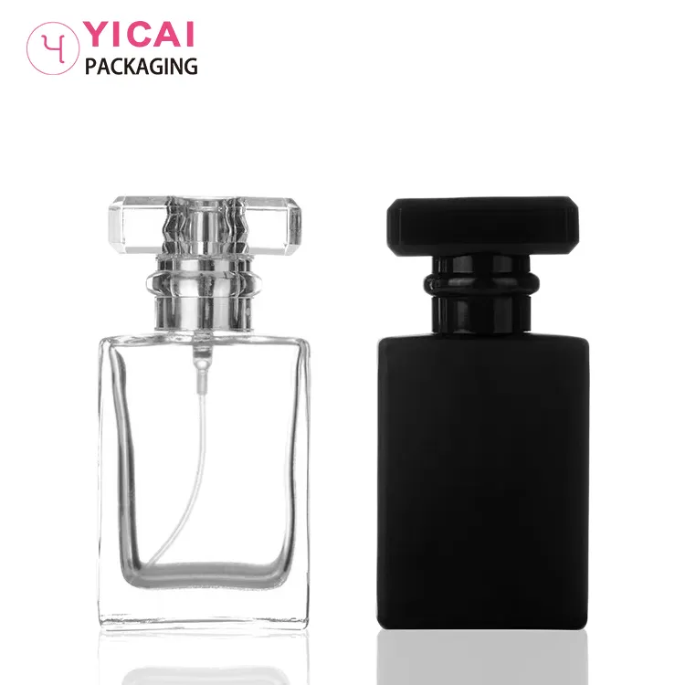 1oz perfume glass bottle square 100ml square glass perfume bottle 30 ml black rectangle dropper bottles for essential oil
