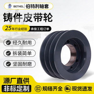 Bethel V-Belt Pulley 3C65SF Double Groove <b>Plastic</b> Industrial Machinery Transmission <b>Wheel</b> - Product Image 5