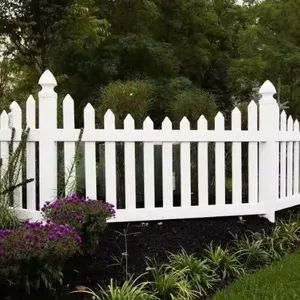 Loopbrug Tuin Hekwerk, Witte Draagbare Houten Hek