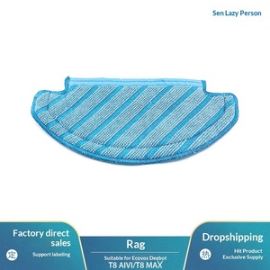 Repuesto Compatible para Aspiradoras Robóticas <span class=keywords><strong>Ecovacs</strong></span> <span class=keywords><strong>T8</strong></span>/<span class=keywords><strong>T8</strong></span> <span class=keywords><strong>AIVI</strong></span>/MAX/N10, Accesorios: Cepillo Principal, Cepillo Lateral, Filtro, Paño - Product Image 2