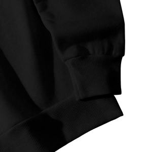 Sweat à capuche pour homme en coton tricoté, col rond, broderie 3D unie, lavé, style streetwear, logo personnalisé, haute qualité - Product Image 6