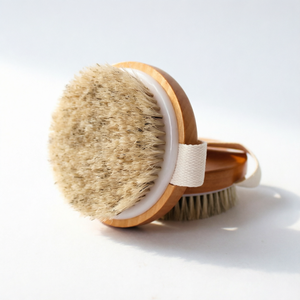 Spazzola per il Corpo in Legno Naturale Ecologico di Alta Qualità con Setole di Cinghiale per Pelle Secca, Esfoliante per Cellulite e Trattamenti SPA - Product Image 6