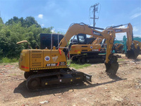 Excavatrice Sany Sy75c 2023 d'occasion de haute qualité et à prix abordable, 7,5 tonnes, avec moteur, pompe et boîte de vitesses, faible nombre d'heures de travail, à vendre pour l'exportation
