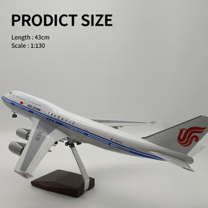 Maquette d'avion pour cadeau 1:150 Modèle réduit d'avion en alliage 747 <span class=keywords><strong>Saudi</strong></span> <span class=keywords><strong>Airlines</strong></span> 47cm Modèle réduit d'avion Boeing - Product Image 2