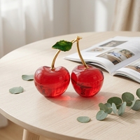 Groothandel Kristallen Bruiloft Kinder Verjaardag Feestdagen Promotie Cadeaus Schattige Decoratie Beeldje Souvenir Kristallen Fruit Ambachten