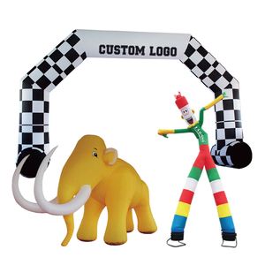 Arche gonflable publicitaire personnalisée pour événements, modèle gonflable de course, arche gonflable arc-en-ciel - Product Image 1