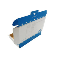 Boîte postale d'emballage de carton ondulé pour le kit de fil d'essai d'oscilloscope de marchandises d'expédition