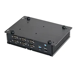 OEM ODM Industrial Box Computer PC Core I7 8550U Industrial Computer For Surveillance