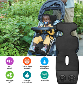Anjuny Cool Sedile per Passeggini Traspirante in Rete Cuscino Cuscino Raffreddamento Ventilatore Traspirante Tessuto per <span class=keywords><strong>Passeggino</strong></span> - Product Image 2