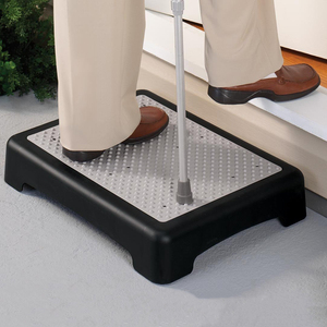 Hot Sale Lightweight <strong>Black</strong> Non slip Plastic <strong>Foot</strong> Step <strong>Stool</strong> for Elderly Kids - Product Image 5