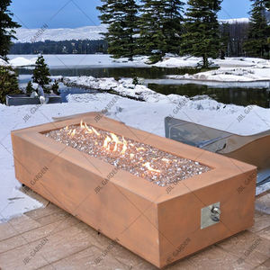 Brasero de Gas Natural de Acero Corten de Lujo para Exteriores, Modelo <span class=keywords><strong>JBL</strong></span>-01 para Jardín - Product Image 4