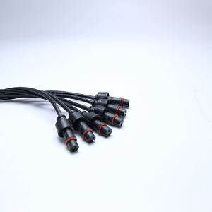 Y-tipi bire bir kablo ayırıcı 1/2/<span class=keywords><strong>3</strong></span>/4/5/6 su geçirmez konnektör 10A bakır Terminal kablosu su geçirmez güç kablosu - Product Image 3