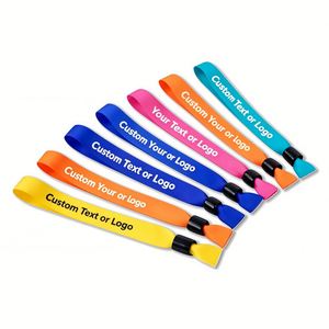 Pulseras Personalizadas para Eventos, Pulseras para Festivales, Pulseras de Identidad de Equipo con Cierre de Seguridad Ajustable - Product Image 1