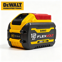 Paket Baterai Lithium Ion Isi Ulang 12.0Ah Pengganti untuk FLEXVOLT 20V/60V DCB612 DCB609 DCB606 - Tersedia