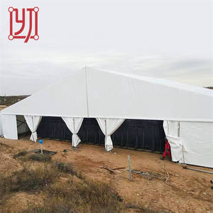 เต็นท์คลังสินค้าสำเร็จรูปหลังคาผ้าพีวีซี ขนาด 10x20 20x30 30x60 เมตร - Product Image 5