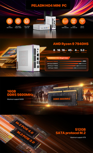 คอมพิวเตอร์ขนาดกะทัดรัด 9 7940HS มินิ 11 หน่วยความจำวิดีโอ 16GB 512GB SSD DDR5 โปรเซสเซอร์แบบ Octa Core - Product Image 3