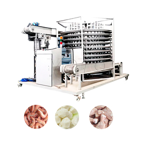 Planta de Procesamiento de Mariscos, Camarones, Pescado, Calamar, Cangrejo, Equipo de Enfriamiento Rápido y Congelación Rápida, Congelador Espiral Industrial IQF - Product Image 1