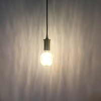 Edison-Ampoule Globe G95 Ananas couleur fumée 4W 220-240V E27 Vintage Ampoule écureuil Filament lumière décorative